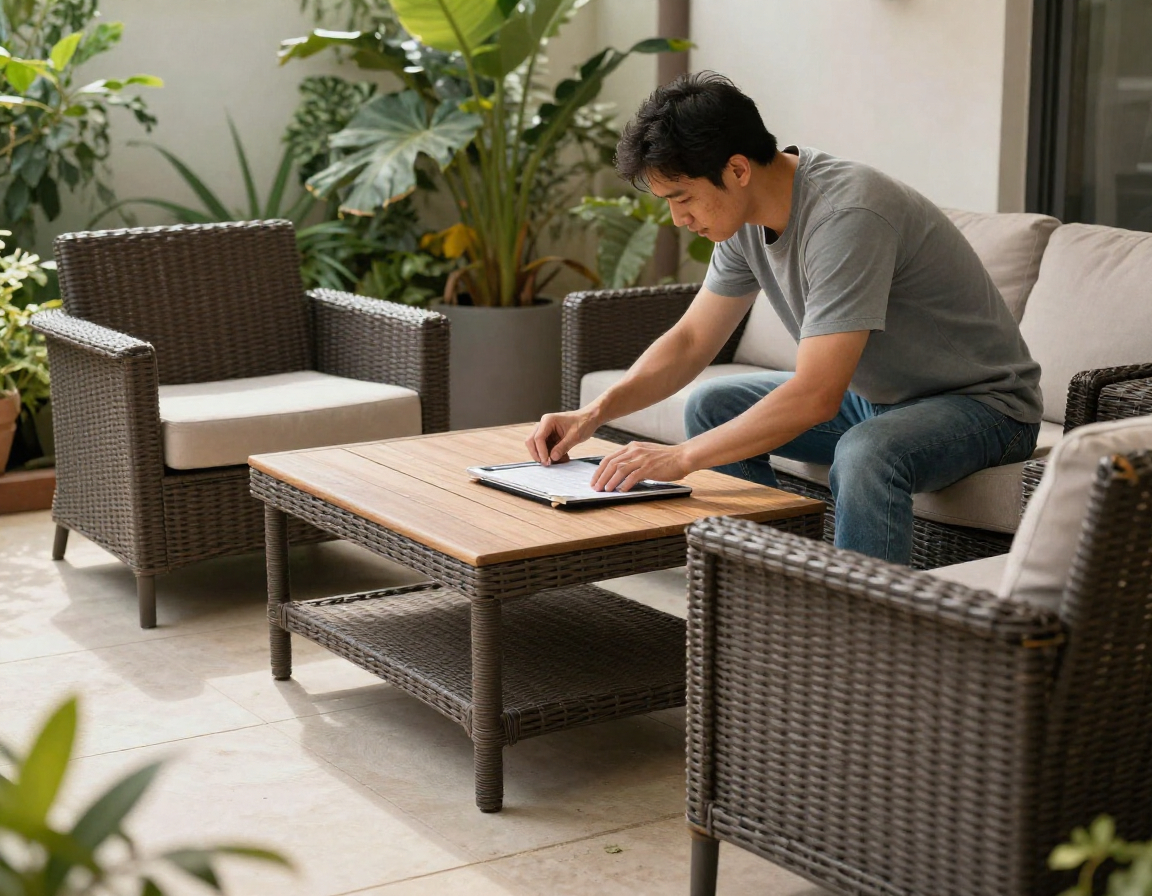 Patio furniture repair service